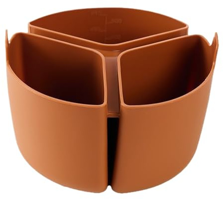 Slow Cooker Liner - Wiederverwendbarer Silikon-Eintopfeinsatz, faltbarer hitzebeständiger Topfteiler, antihaftbeschichtet, leicht zu reinigen, Kochzubehör, stabiles Küchenhelfer