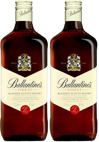 BALLANTINE'S Finest Whisky Ecossais - 40%, 150cl (Lot de 2)