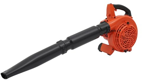 2-Takt Benzin Laubbläser & Laubsauger 2in1 Leaf Blower/Laubgebläs,Blasgeschwindigkeit 0.13m³/s,Einfacher-Start Gartenbläser Kabelloser Laubbläser Benzin Motorbläser Zum Reinigen von Laub und Schnee