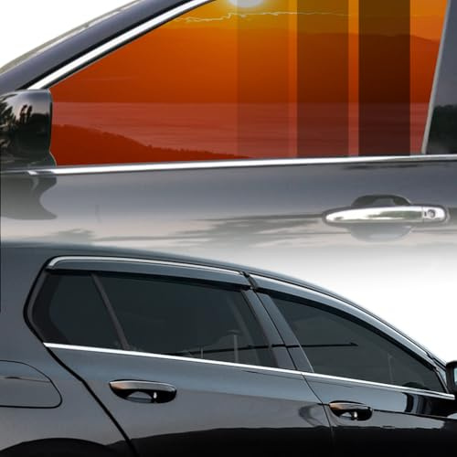 Tönungsfolie Auto, Scheibentönungsfolie Auto, 1% VLT, Scheibentönungsfolie Sonnenschutzfolie, Sonnenschutz Scheibentönungsfolie, UV & IR Schutz, Gegen Hitze und Blendung, für Auto, Van, LKW (1%)