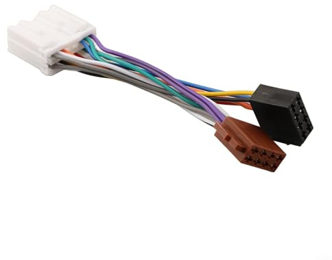 ComfyHarbor Autoradio-Adapter, für Mitsubishi 1995–2006, ISO-Buchse auf 16-poligen Kabelbaum, Auto-Stereo-Konvertierungskabel, Audio-Schnittstellen-Stromversorgung, direkte Installation, 12 V
