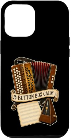BUTTON BOX CALM Diatonic Accordion Folk Practice Case for iPhone 12 Pro Max