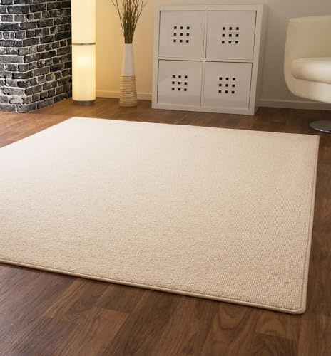 Steffensmeier Designer Teppich Modern Berber Wellington in Sand, Größe: 80x300 cm
