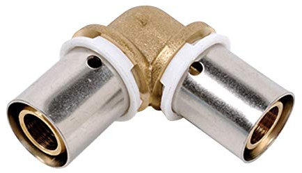 Raccord PER coudé 90° à sertir - Ø 25 mm - PB tub