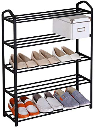 HTI-Line Schuhregal Lena 5 Schuhablage Lagerregal Schuhständer Multifunktionales Regal Garderobe