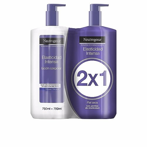 Neutrogena Fórmula Noruega Loción Visiblemente Reafirmante (pack de 2 x 750 ml), crema hidratante corporal para todo tipo de piel, loción corporal con Glicerina y Minerales de Procolágeno