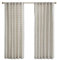 Madison Park Polyester Jacquard Rod Pocket and Back Tabs Plaid Panel MP40-6764