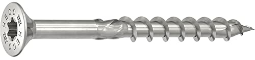 HECO 61709 4.5X 50 Edelstahl TOPIX-Plus Holzbauschraube Senkkopf TG HD20 A2