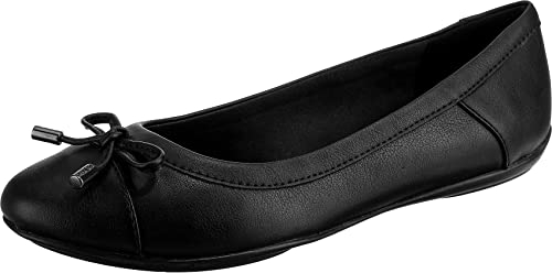 Geox Mädchen D Charlene C Ballerinas, Schwarz, 35 EU