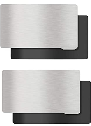 KOYOFEI 2PCS Resin 3D Printer Flex Build Plate for Anycubic Mono 2, Spring Steel Flexible Plate and Magnetic Base Platform for Mono 2