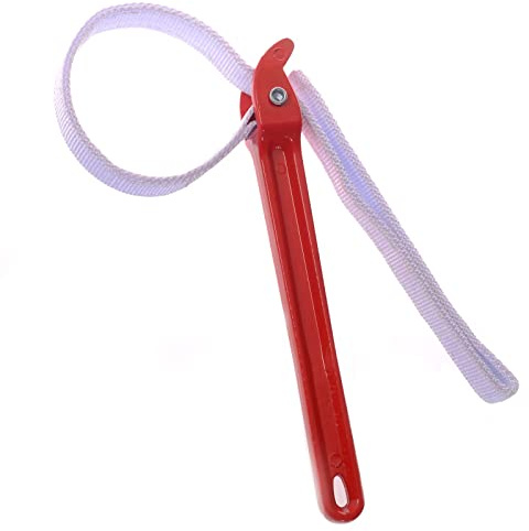 HOMEGOAL 30,5 cm Mehrzweck-Bandschlüssel, verstellbare Rohrzange, Anti-Gleitschlüssel, doppellagig, verdicktes Nylonband