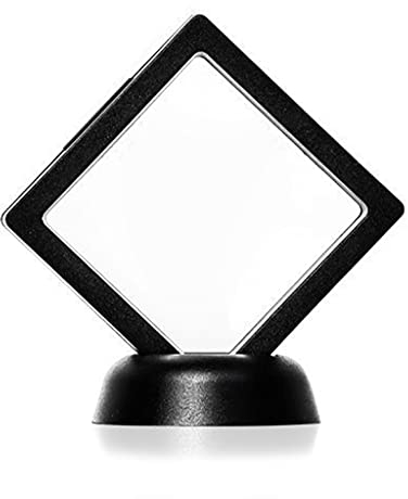 Münzvitrine Schweberahmen Display Halter 3D Display Box für Halskette Ohrring Medaillons Steine Schmuck Vitrine