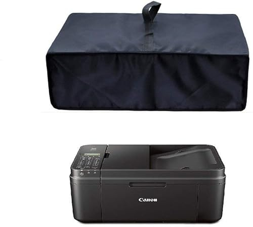 GLUK Staubschutz für Drucker aus hochwertigem Nylongewebe, kompatibel mit Canon PIXMA TR4550/TS3150/TS3350/TS5150/TS5350/MG2550S All-in-One-Drucker, Schwarz