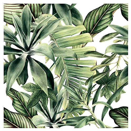 murando - Tapete selbstklebend 10m Wandtattoo dekorative Möbelfolie Dekorfolie Fotofolie Panel Wandaufkleber Wandposter Wandsticker - Natur Botanik Dschungel Dschungel b-B-10089-j-a