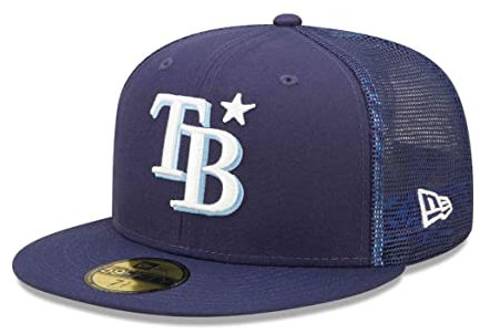 New Era - MLB Tampa Bay Rays 2022 All Star Game Workout 59Fifty Fitted Cap Farbe Blau, Größe 7 1/8 (56,8cm)