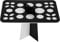 Sonew 26 Holes Makeup Brush Drying Rack, Multifunctional Nail Brush Holder Stand Make Up Brush Display Stand for School Office Home Store Black White