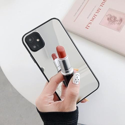 JiuWang (2er-Pack) Spiegel Hülle für iPhone XR Handyhülle Mirror Case Design für Frauen Mädchen, Ideal zum Nachschminken zu jeder Zeit