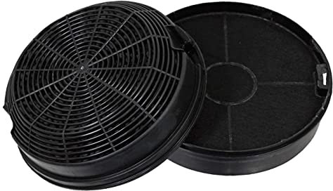 FIGEVIDA FILTRI per CAPPA ELICA Ø150 CARBONI ATTIVI KIT 2 PEZZI ADATTO PER F00478 TYPE47