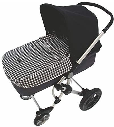 ROSY FUENTES Fußsack für Babywanne, universell, Fußsack für Babyschale, 3 Verwendungszwecke, Bezug für Babywanne, 0 - Schwarz