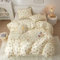 LifeTB Niedlicher Erdbeer-Bettbezug Twin XL Weiche Baumwolle Kawaii Erdbeere Bettwäsche-Sets Kinder Mädchen Schlafzimmer Dekor Frische Kleine Erdbeere Tröster Bezug 3-teiliges Bettset Twin XL