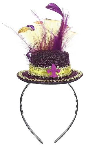 FRCOLOR Elegantes Fascinator-stirnband Mit Federmuster Für Damen Fascinator-kopfbedeckung Zartes Design Für Die Teeparty