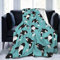 XVBCDFG Killer Whale Orca Flanell Fleece Überwurf Decke Sofa Überwürfe personalisierte Decken für Erwachsene Kinder Decken Geschenke für Familie
