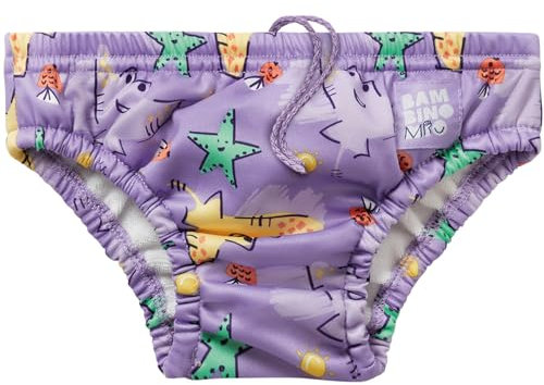 Bambino Mio, Pañal Bañador Reutilizable, A prueba de fugas, Estiloso y Ligero, Flash, (1-2 años)