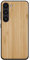 Hülle passend für Smartphonica Handyhülle für Samsung Galaxy S23 in Holzoptik - Back Cover Bambus Kunstholz Hülle - Braun/Kunstholz;TPU/Back Cover