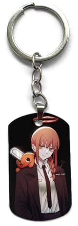 flowereyes Chainsaw Man Anime Keychain Devil Pochita Keychain for Women Men Car Keyring Anime Keyring Figure Keychains Figures Pendant Novelty Gift