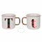 Villa d'Este Home Tivoli 300ml New Bone China Tartan Monogram T Mug