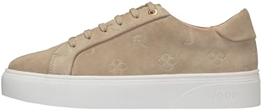 Joop! - Velluto Stampa Sneaker für Damen, Eleganter Sneaker mit weißer Sohle (Beige, EU Schuhgrößensystem, Erwachsene, Damen, Numerisch, M, 42)