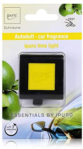 Essentials by Ipuro Car Line Autoduft lime light - Spritzige Frische von Zitronengras kombiniert mit sanften blumigen Akzenten (1er Pack)