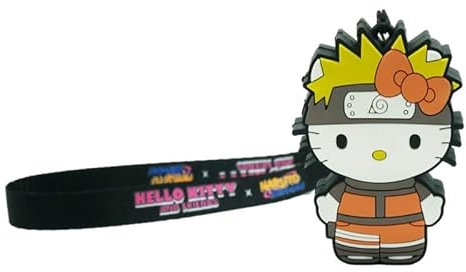 TEKNOFUN Naruto Shippuden - Porte-clés Naruto Uzumaki X Hello Kitty