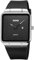 findtime Quadratische Uhren Herren Anlog Quarz Klassische Minimalistische Herrenuhr mit Datumsanzeige Schwarz