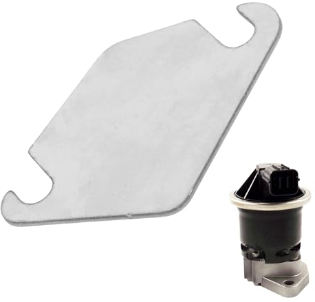 Placa de Válvula EGR, Junta Ciega de válvula EGR, Placa de Cierre de Placa de Bloqueo de Acero Inoxidable EGR, Apta para motores - Fiesta Focus 1.4 HDI 1.6 HDI C2 C3 C4 C