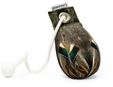 The Original Clone® Realistic Game Bird Dog Training Dummies - Canvas Dummy With HD Feather Print For Gundog & Puppy Training - Retrieval Gundog Training Equipment (Teal Mini Dummy Ball)