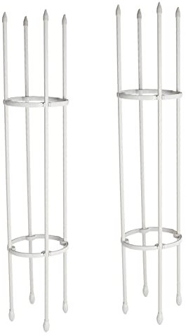 Otufan Reben Kletterhilfe Stahlrohr Pflanze Blume Gemüse Klettergerüst für Balkon im Freien