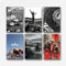 Ein Set von 6 F1-Rennfotografie-Schwarz-Weiß-Retro-Postern, F1-Rennen, Schwarz-Weiß-Fotografie, Retro-Poster, F1-Rennen, schwarz-weiß, Retro-Poster, Kate Moss Poster, Schwarz-Weiß-Kunstpos
