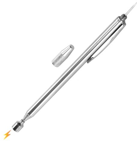 Raykce Washer Nozzle Adjustment Tool 2 in 1 Windshield, 105mm Wiper Nozzle Car Tools for Corrosion Blockage Removal, Needle One End - Scriber Point, Durable Car Windscreen Cleaner Accessory