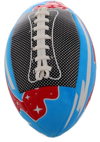 BESPORTBLE Pu-rugbyball in Offizieller Größe, Maschinengenäht, Aufblasbar, Für Training, American Football, Indoor/Outdoor, Rugby, Kinder, Sportartikel, Größe 3