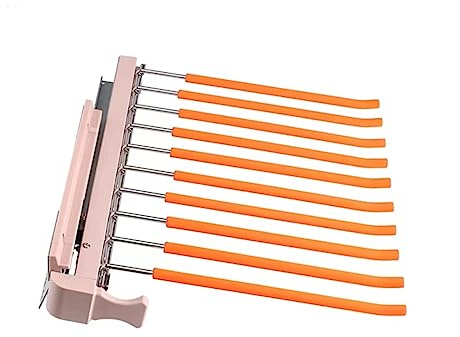 XCHSXYL towel holder Pull Out Closet Rod Extendable Heavy Duty Extendable Clothes Hanger with Damping Slide Rail, Holds up to 35KG Top Mount Wardrobe Hanger for Towels, Coats, and Racks