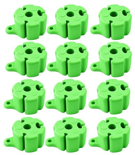 EDANTI Angelrute Krawattenhalter, Befestigung Silikon Feste Kugel Angel Schutz Gummi Zubehör Gummierte Angelrutenklemme Wiederverwendbare Angelwerkzeu Fünf Farben