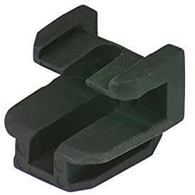 Bosch Gepäckträger Block Batterie Guide Rail Adapter for 8 mm Rack (E-Bike Power Pack) Netzteil Führungsschiene, schwarz, One Size