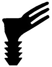 DIWARO. | Anschlagdichtung AS043 | grau | 5 Meter | TPE | Fensterdichtung für Aluminiumfenster, Kunststofffenster, Holzfenster. Montage an Außen- bzw. Innenseite von Fensterflügel und Fensterrahmen