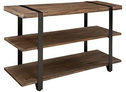 Alaterre Stowe 121,9 cm L Medien-/Konsolentisch aus recyceltem Holz, braun