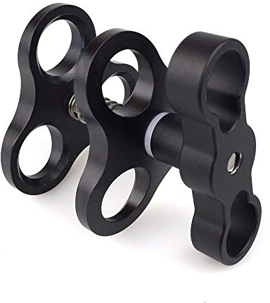 Seafrog 25-mm-Montagekugel für Kaltschuhverbinder für Video, Blitz, Stroboskoplichter