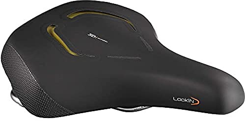 Selle Royal Unisex – Erwachsene Lookin 3D Sattel, Schwarz, One Size