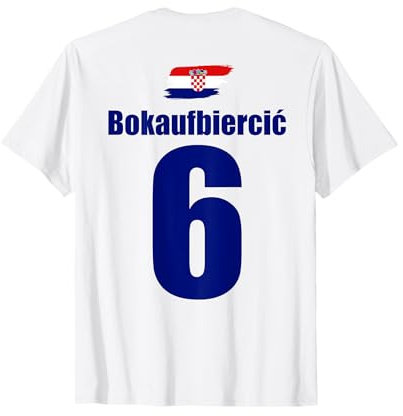 Kroatien Sauf Team Trikot für den Malle Party Urlaub T-Shirt