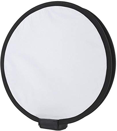 40CM Tragbarer Faltbarer, reinweißer, runder Speedlite-Softbox-Diffusor für Blitzlicht mit Aufbewahrungstasche