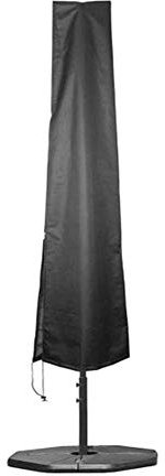 e65e0985-b6ab-44bc-b584-df4e3727ce0b Large Patio Cantilever Umbrella Cover Outdoor Garden Umbrella Cover with Zip and Drawstring Waterproof Oxford Fabric for 9ft to 11ft Black 190 * 50 * 30cm